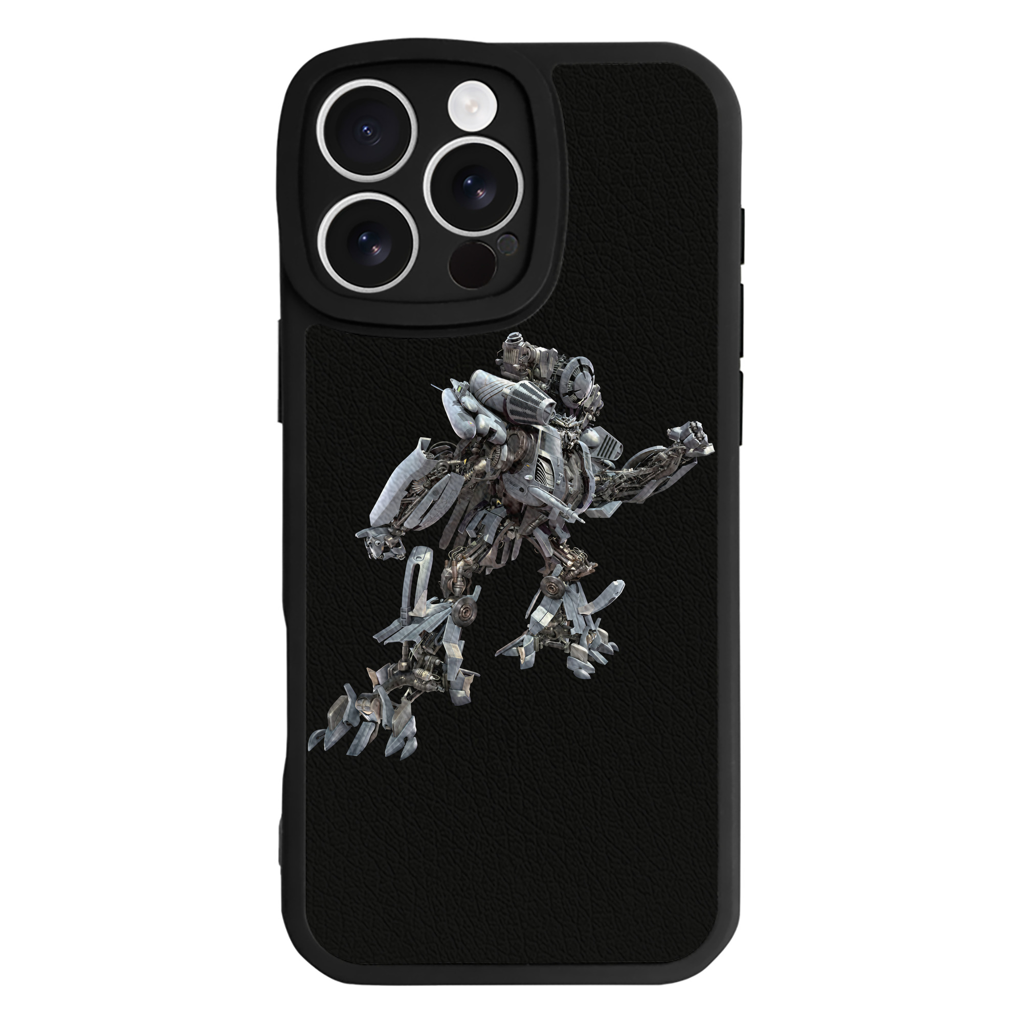 （画像用） Transformers トランスフォーマー 【iPhone 16シリーズ対応】シリコンスマホケース（レザー調） 材質：シリコン